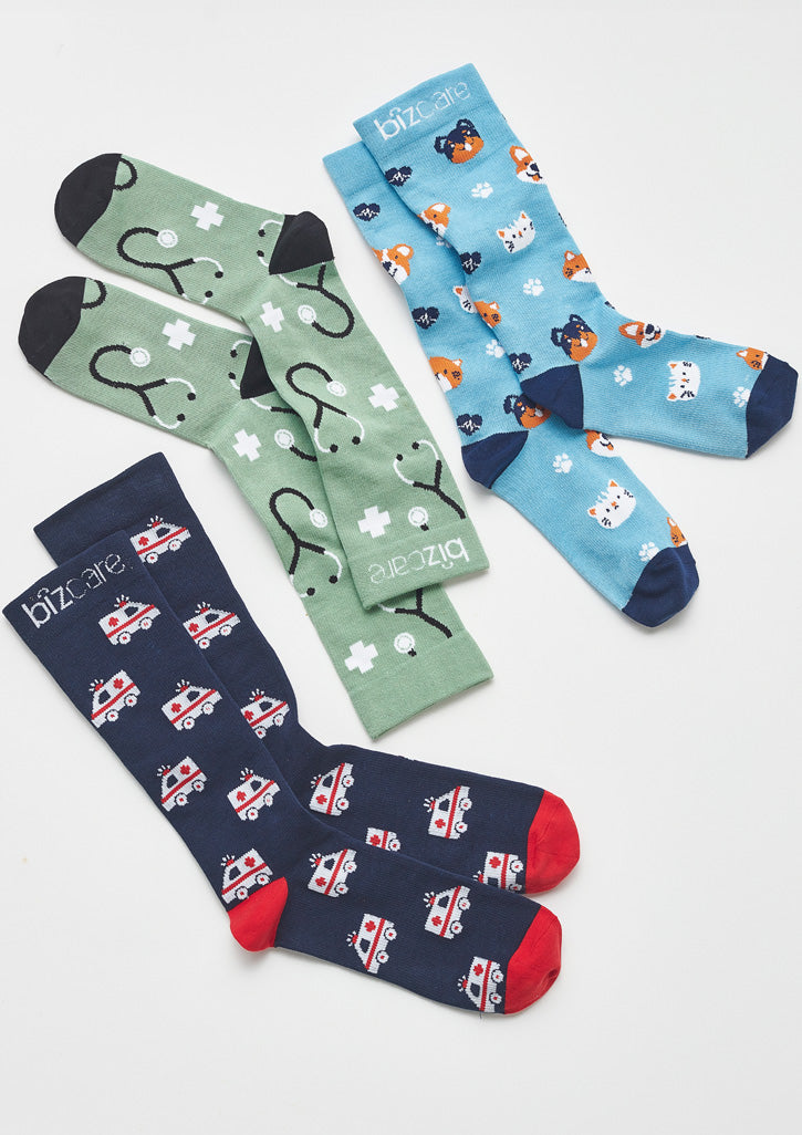 Biz Care Unisex Happy Feet Comfort Socks - CCS149U