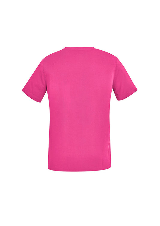 Biz Care Pink Unisex Scrub Top - CST250US