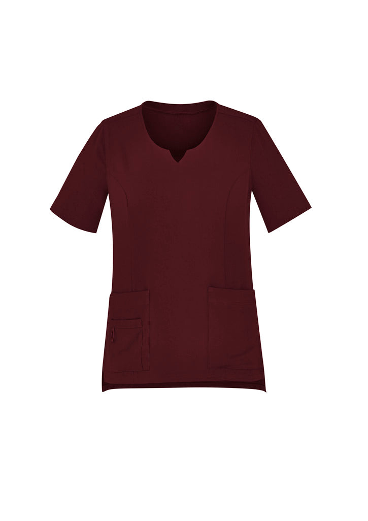 Biz Care Avery Women's Round Neck Scrub Top - CST942LS