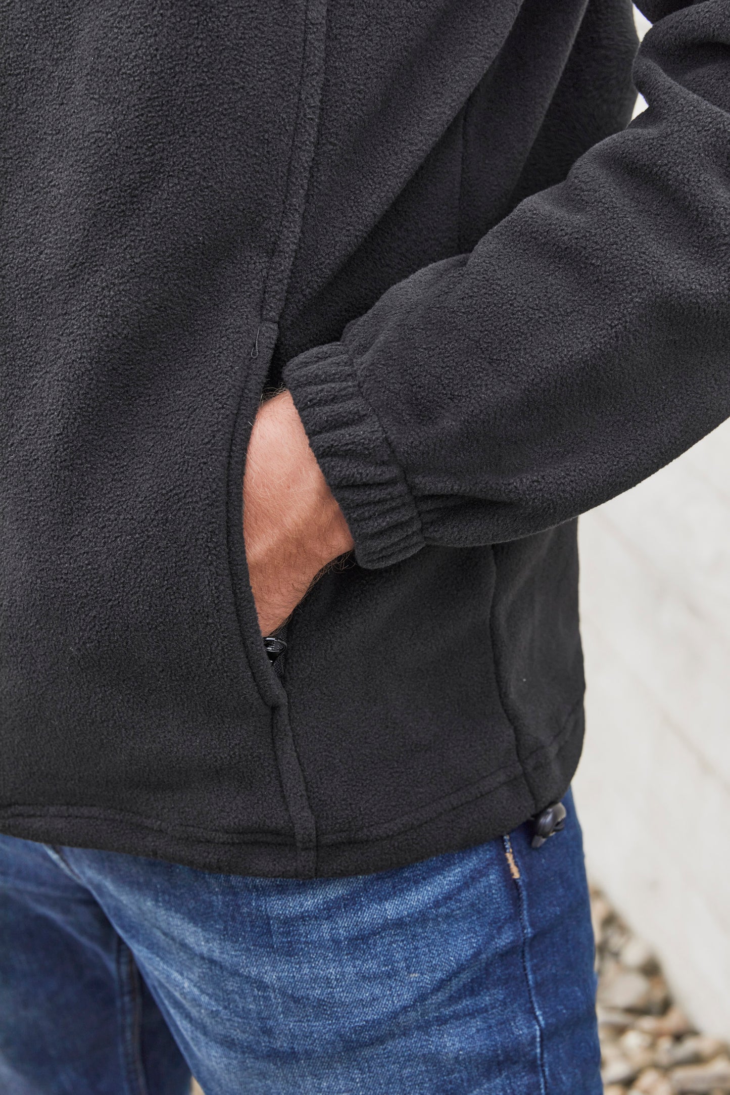 Biz Plain Men's Fleece Jacket - PF630