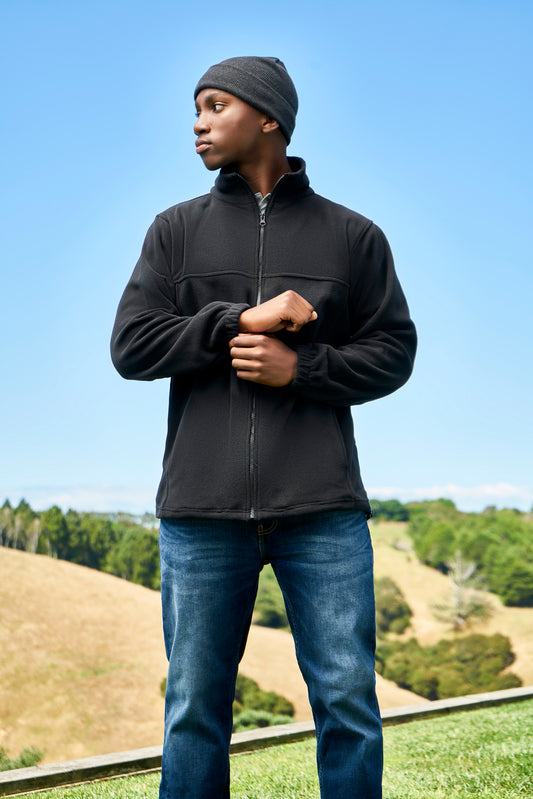 Biz Plain Men's Fleece Jacket - PF630