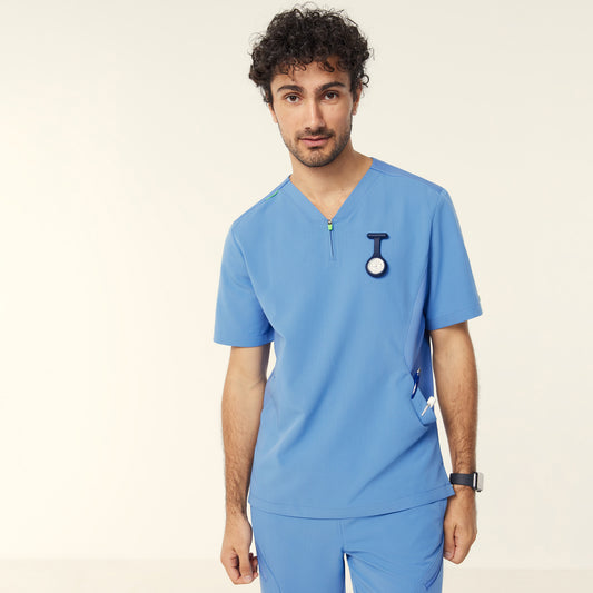 NNT Invigorate 4-Way Stretch Charles Unisex Scrub Top - CATRHL
