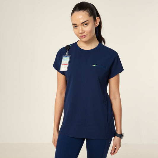 NNT Invigorate 4-Way Stretch Crew Neck Women's Scrub Top - CATUY7