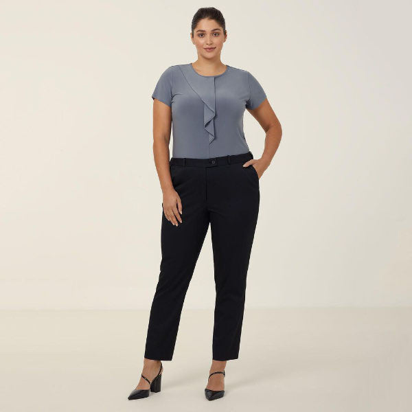 Soft Jersey Short Sleeve Round Neck T Top - CATU64