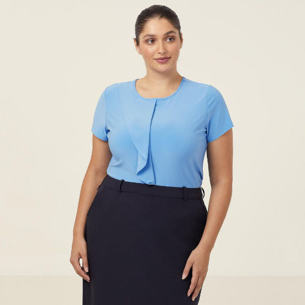 Soft Jersey Short Sleeve Round Neck T Top - CATU64