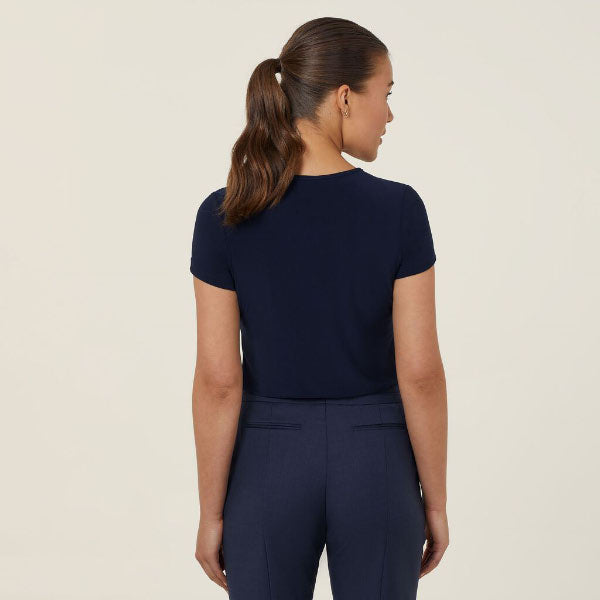 Soft Jersey Short Sleeve Round Neck T Top - CATU64