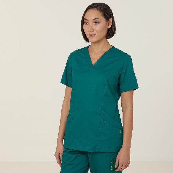 Next Gen Anti-Bac Cotton Florence Scrub Top - CATULM