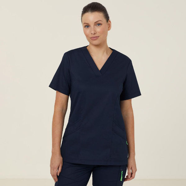 Next Gen Anti-Bac Cotton Florence Scrub Top - CATULM