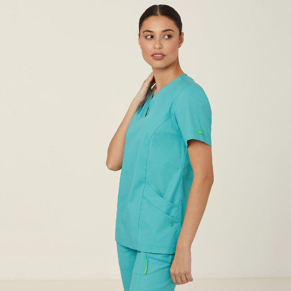 Next Gen Anti-Bac Cotton Florence Scrub Top - CATULM