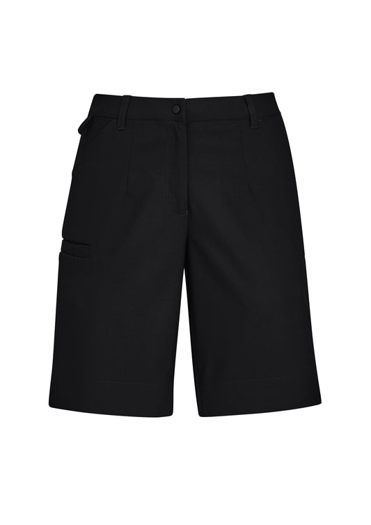 Biz Care Comfort Women's Waist Cargo Short - CL957LS