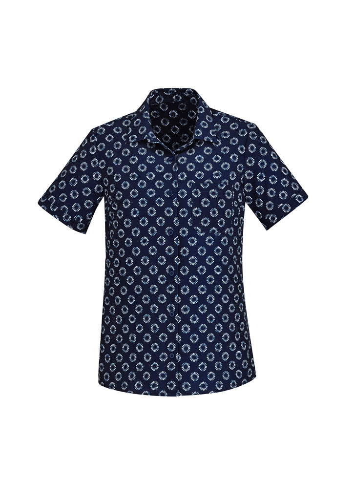 Florence Womens Daisy Print SS Shirt - CS948LS