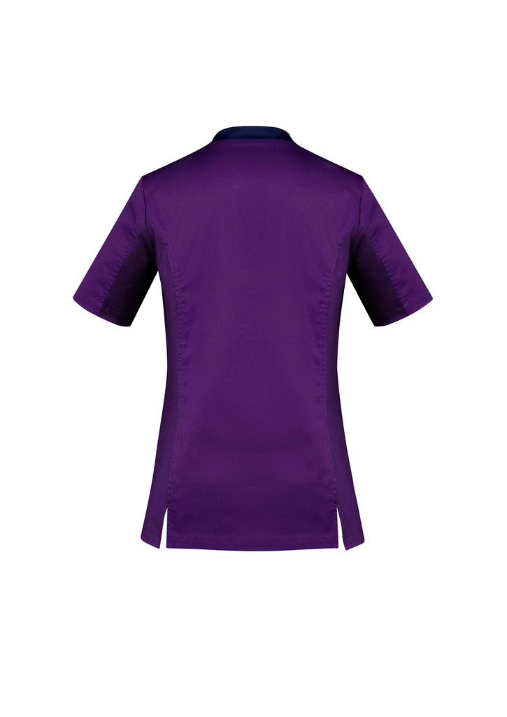 Biz Care Riley Women's Stretch Scrub Top - CST043LS