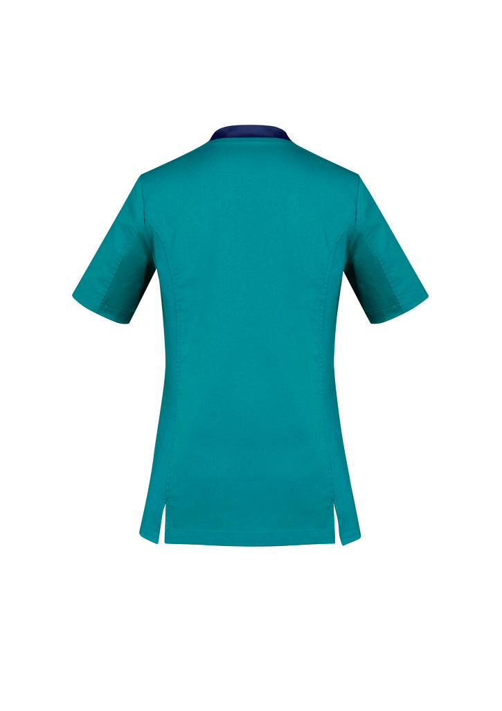 Biz Care Riley Women's Stretch Scrub Top - CST043LS