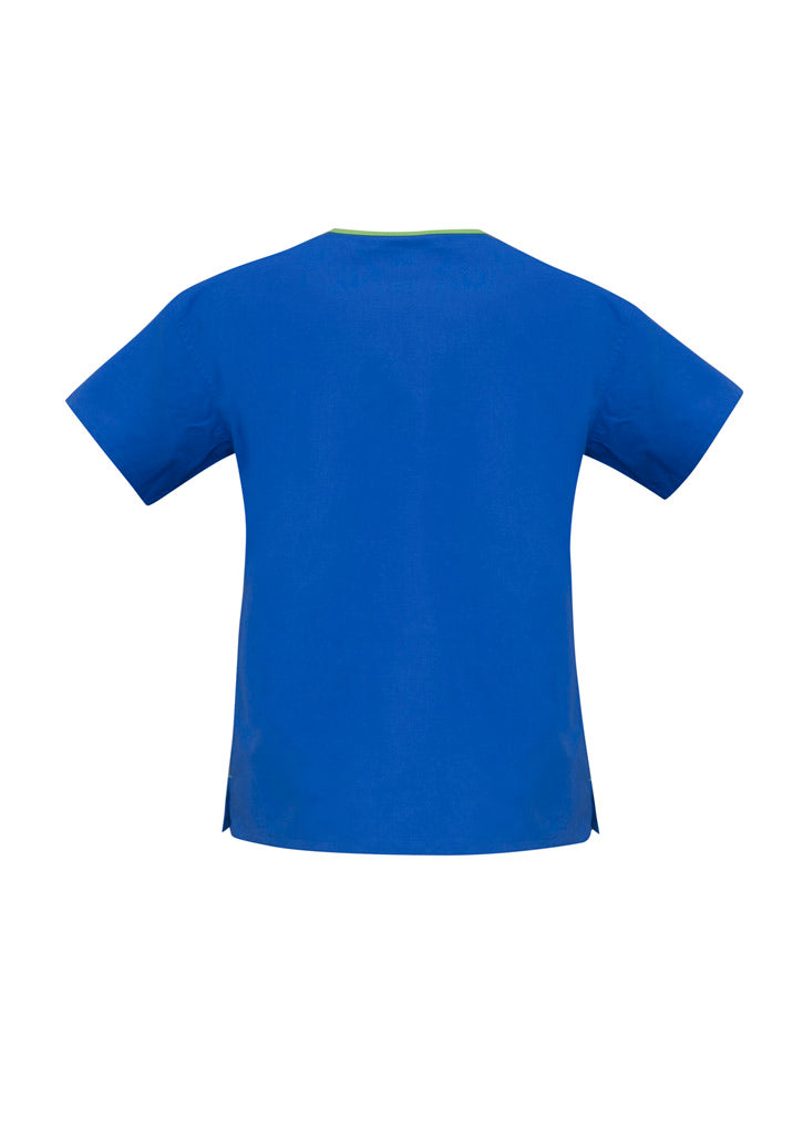 Womens Contrast Crossover Scrub Top - H10722
