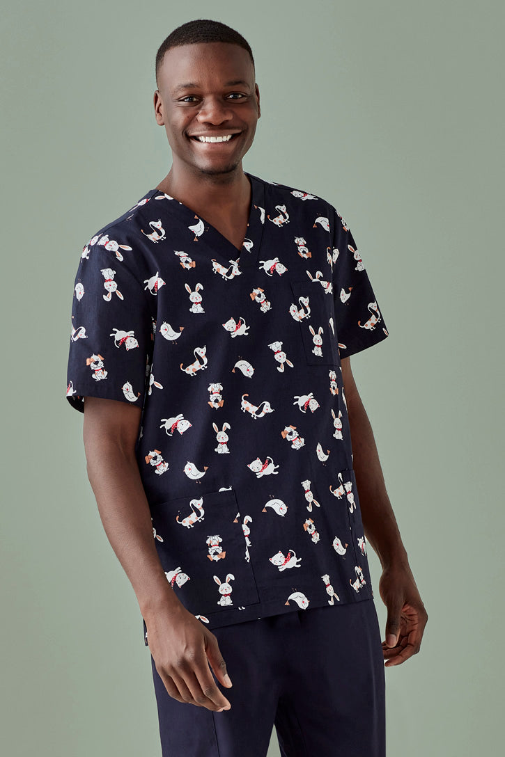 Best Friends Mens Scrub Top - CST147MS