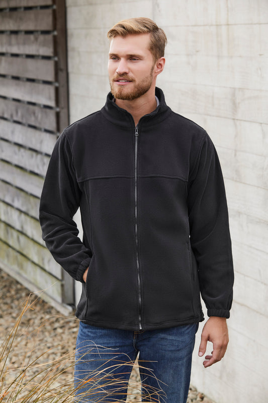 Biz Plain Men's Fleece Jacket - PF630