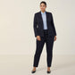 Poly Viscose Stretch Twill 1 Button Mid Length Jacket - CAT16J