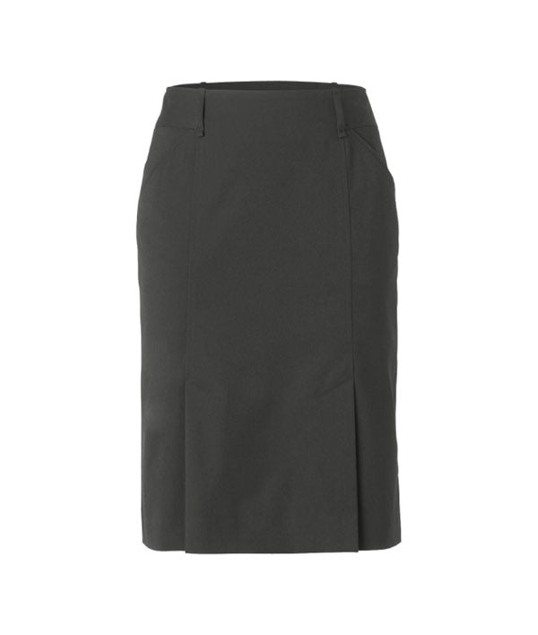 Poly Viscose Gaberdine Secret Pleat Straight Skirt - CAT26A