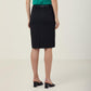 Poly Viscose Stretch Twill Mid Length Pencil Skirt - CAT29W