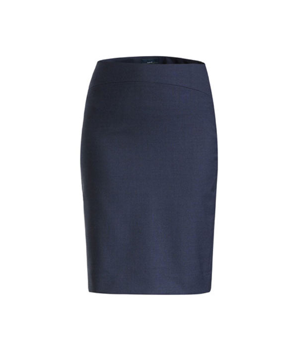 Sharkskin Detail Pencil Skirt Blue/Navy - CAT2L3