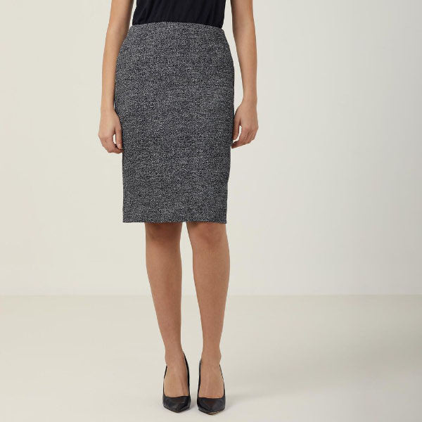 Doby Textured Tweed Pencil Skirt - CAT2NG