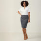 Doby Textured Tweed Pencil Skirt - CAT2NG