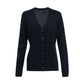 Wool Rich Button Front Cardigan - CAT5BR