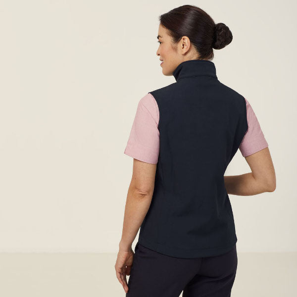 Fleece vest with short sleeve outlet shirt