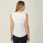 Satin Back Crepe Sleeveless Layered Top - CAT9XC