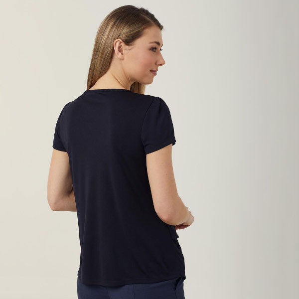 Matt Jersey Short Sleeve Layered Top - CAT9XG