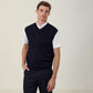 Wool Rich V Neck Vest - CATE27