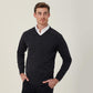 Pure Wool V Neck Sweater - CATE2B