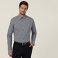 Mens Avignon Gingham Check Long Sleeve Slim Fit Shirt - CATJDF