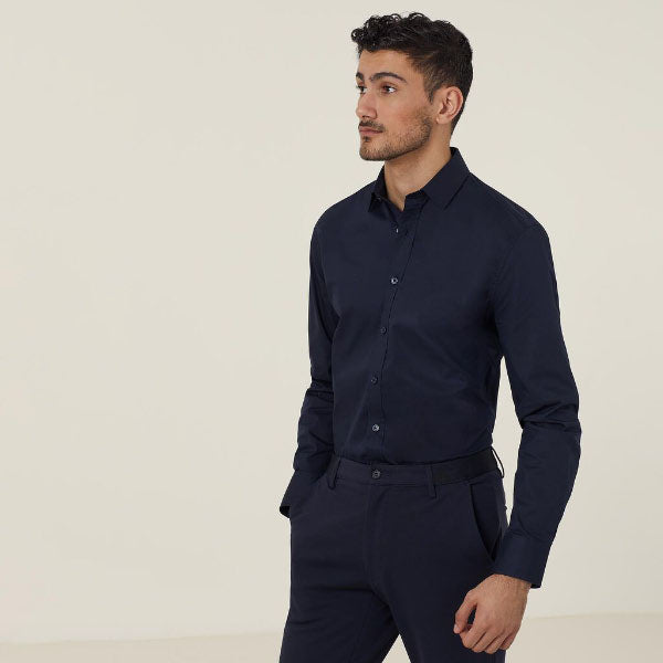 Mens Avignon Long Sleeve Slim Shirt - CATJDG