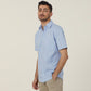 Mens Avignon Pinstripe Short Sleeve Shirt - CATJDM
