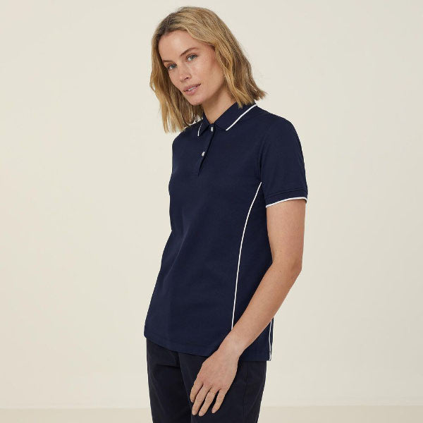 Antibacterial Polyface Short Sleeve Tipped Polo - CATUF7