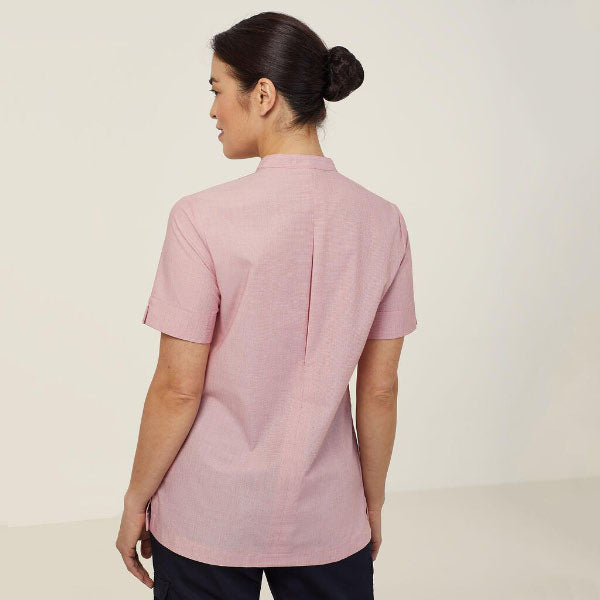 End On End Textured Short Sleeve Tunic - CATUGA