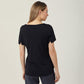 Matt Jersey Boat Neck Short Sleeve Top - CATUHN