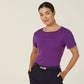 Matt Jersey Boat Neck Short Sleeve Top - CATUHN