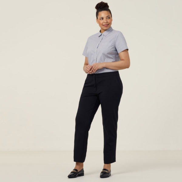 Womens Avignon Stripe Short Sleeve Slim Shirt - CATUK7