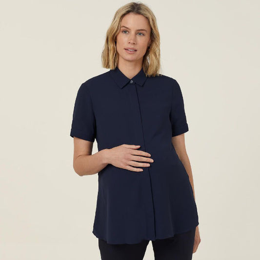 Georgie Maternity Short Sleeve Shirt - CATUKB