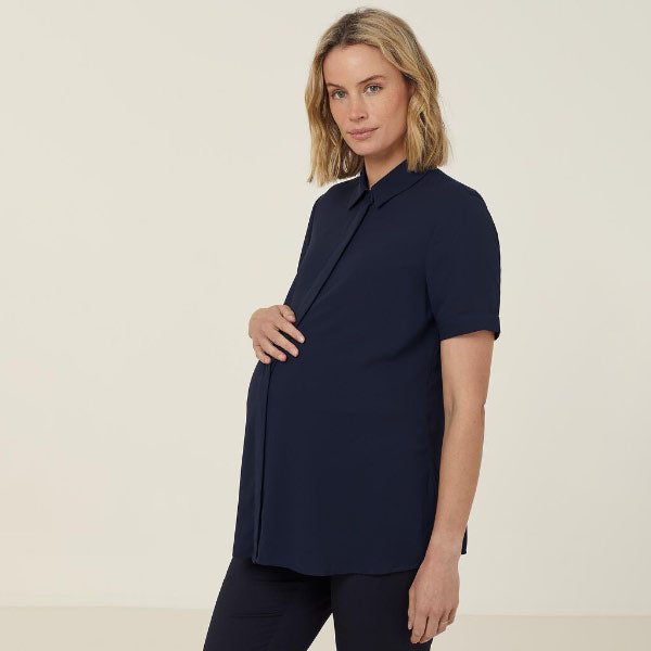 Georgie Maternity Short Sleeve Shirt - CATUKB