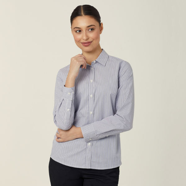 Womens Avignon Stripe Long Sleeve Shirt - CATUKT