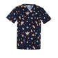 Space Party Mens Scrub Top - CST148MS