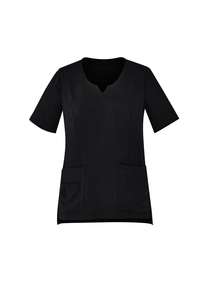 Avery Womens Tailored Fit Round Neck Scrub Top - CST942LS