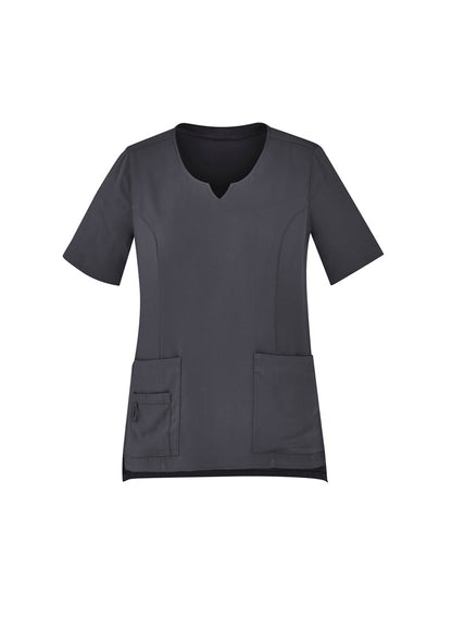 Biz Care Avery Women's Round Neck Scrub Top - CST942LS