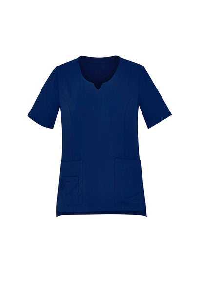 Biz Care Avery Women's Round Neck Scrub Top - CST942LS