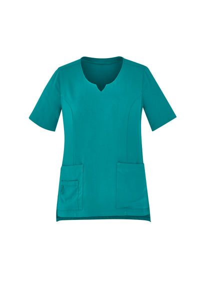Biz Care Avery Women's Round Neck Scrub Top - CST942LS