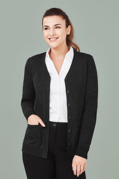 Biz Care Women's Knit Button Front Cardigan - CK045LC