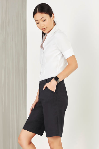 Biz Care Comfort Women's Waist Cargo Short - CL957LS